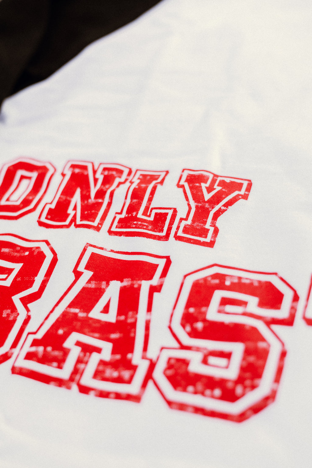 OLB Baseball Tee  Black- White
