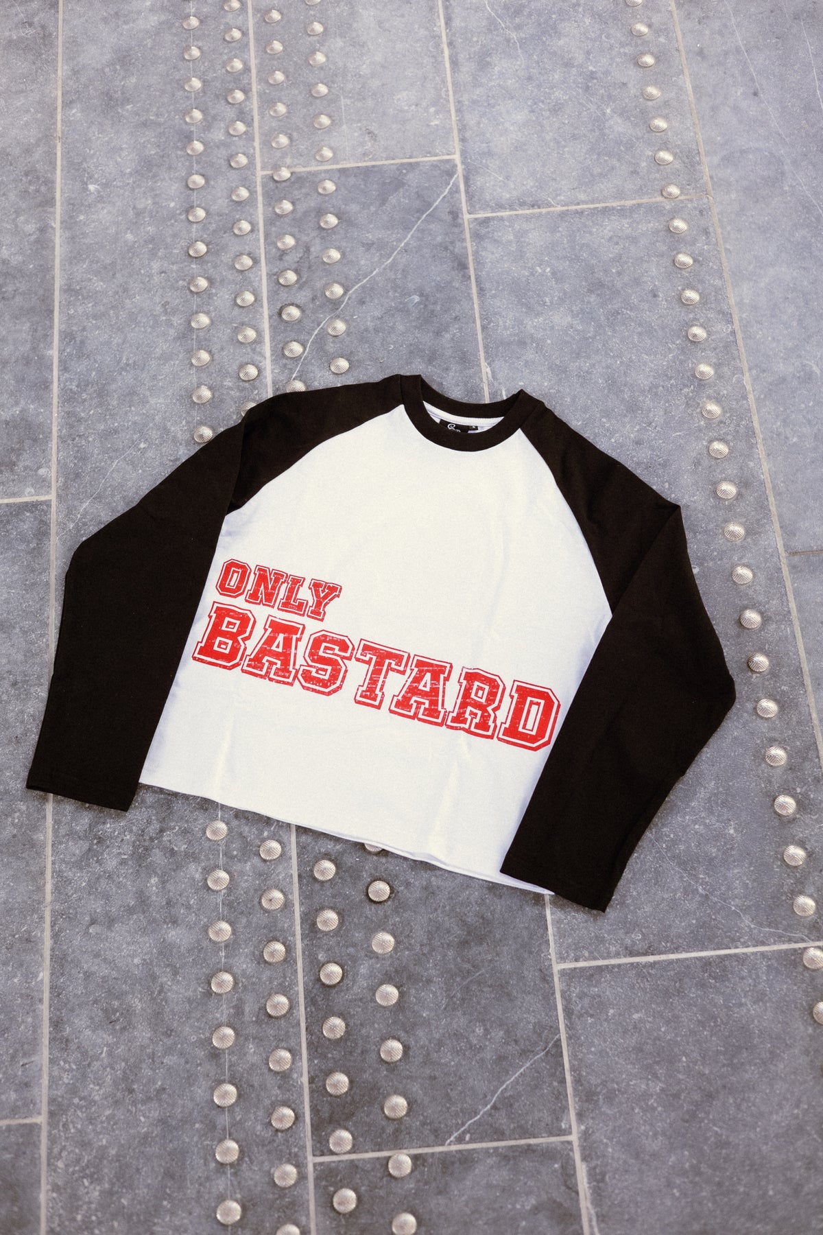 OLB Baseball Tee  Black- White