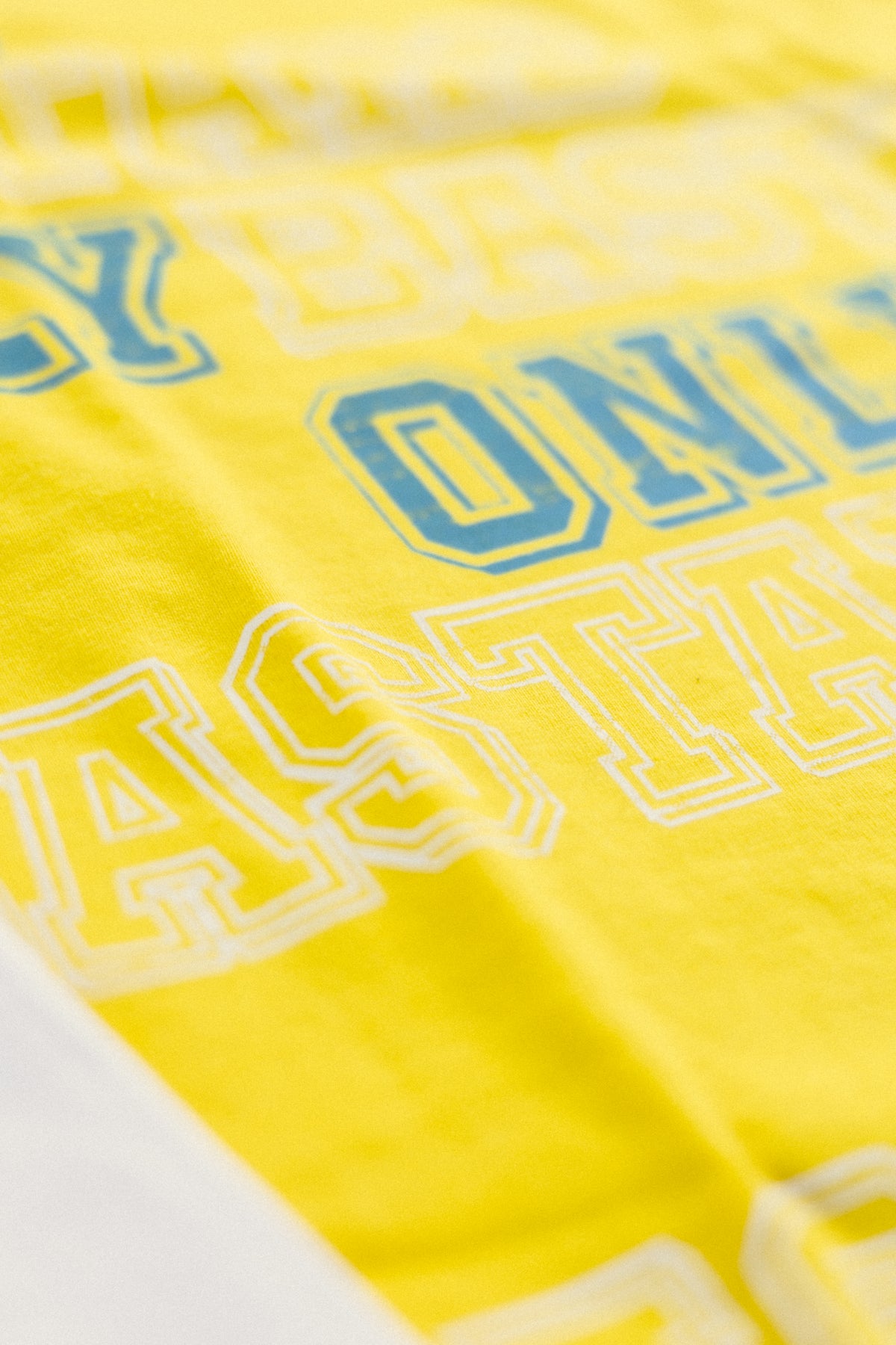 OLB Baseball Tee Yellow-white